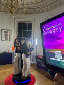 360 Booth at company Summer Party at Bradbourne House