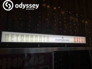 Retrobooth at Chafford Park wedding venue, Tunbridge Wells