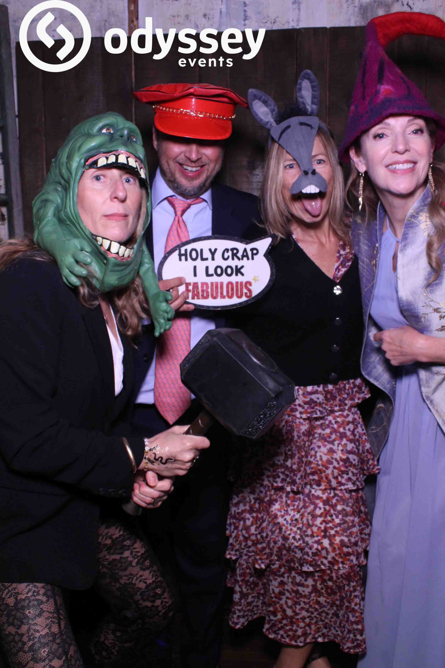 Matt & Eve's keepsake print from the photobooth